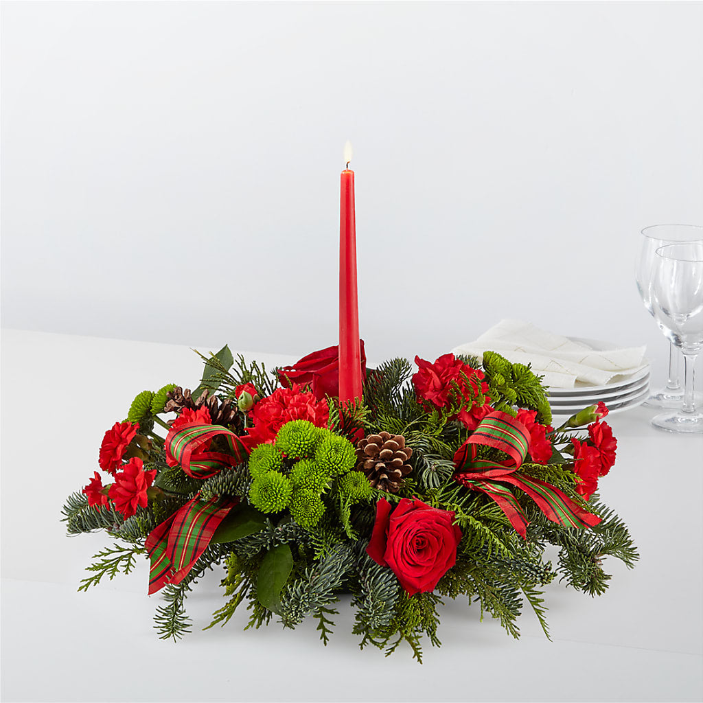 By the Candlelight Centerpiece – Nela Park Florist Llc, East Cleveland OH