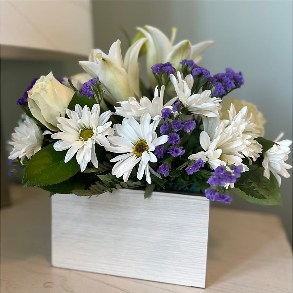 Beyond Blue Box Bouquet – Nela Park Florist Llc, East Cleveland OH