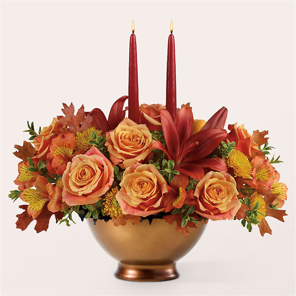 Harvest Table Centerpiece – Nela Park Florist Llc, East Cleveland OH
