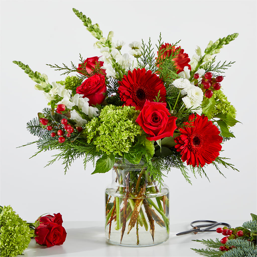 Merry Moment Bouquet – A Florist Original – Nela Park Florist Llc, East Cleveland OH