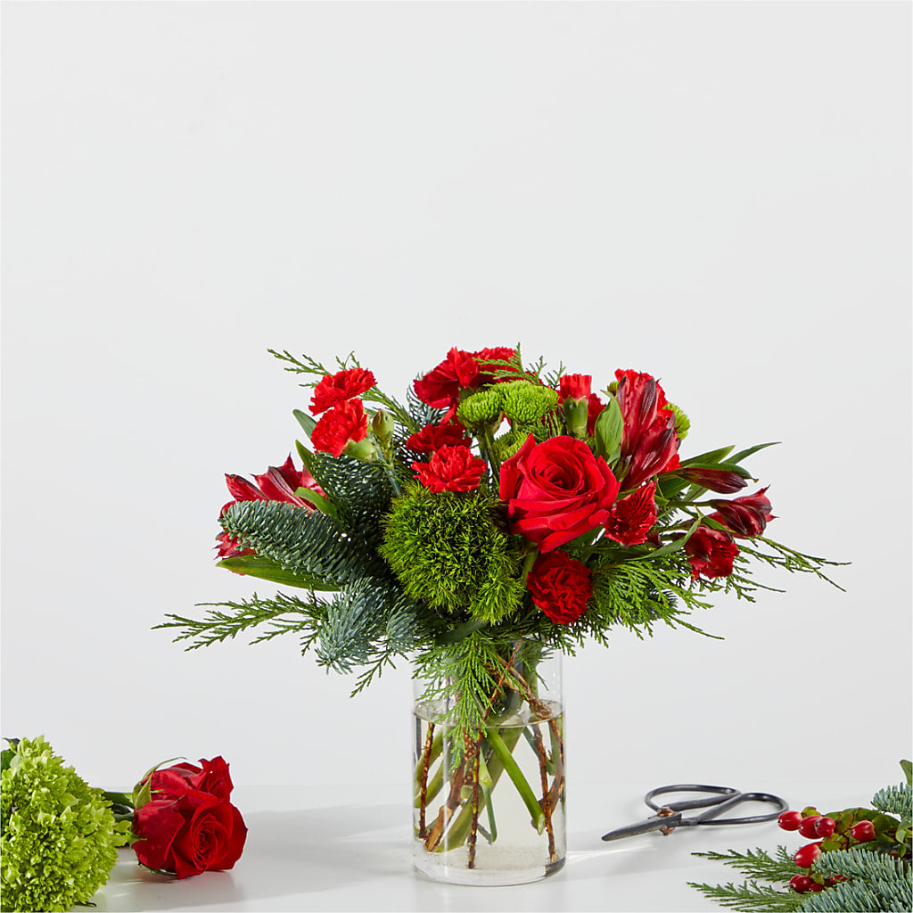 Merry Moment Bouquet – A Florist Original – Nela Park Florist Llc, East Cleveland OH
