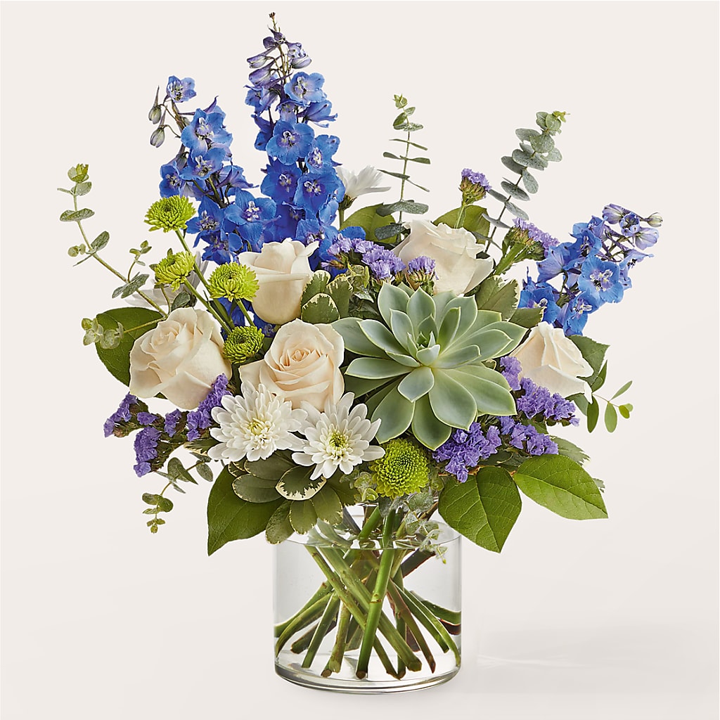 Cerulean Waves Bouquet – Nela Park Florist Llc, East Cleveland OH