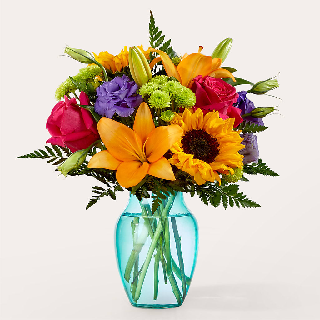 Double Rainbow Bouquet – Nela Park Florist Llc, East Cleveland OH