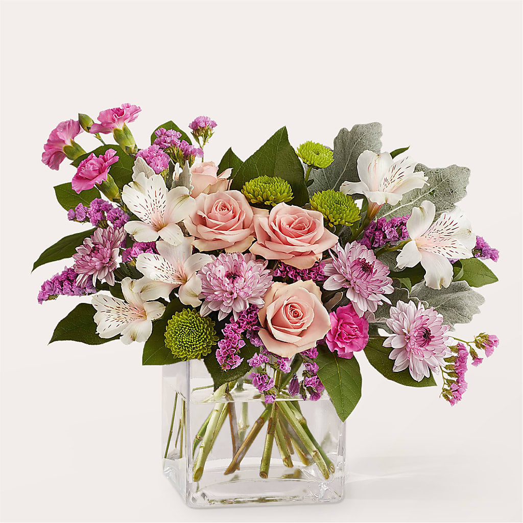 Pink Suede Bouquet – Nela Park Florist Llc, East Cleveland OH