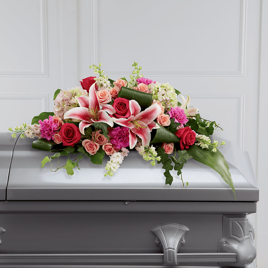 Splendid Grace Casket Spray – Nela Park Florist Llc, East Cleveland OH