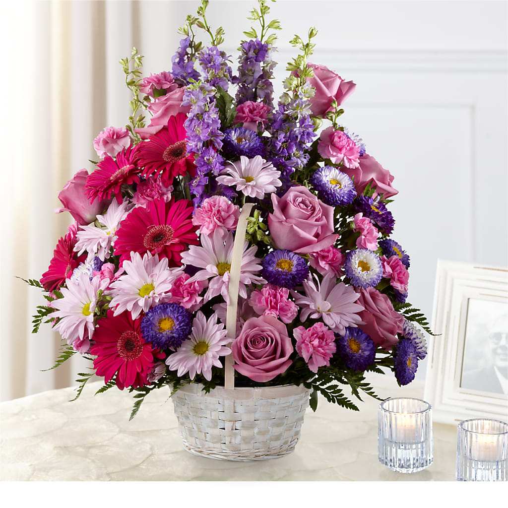 Pastel Peace Basket – Nela Park Florist Llc, East Cleveland OH