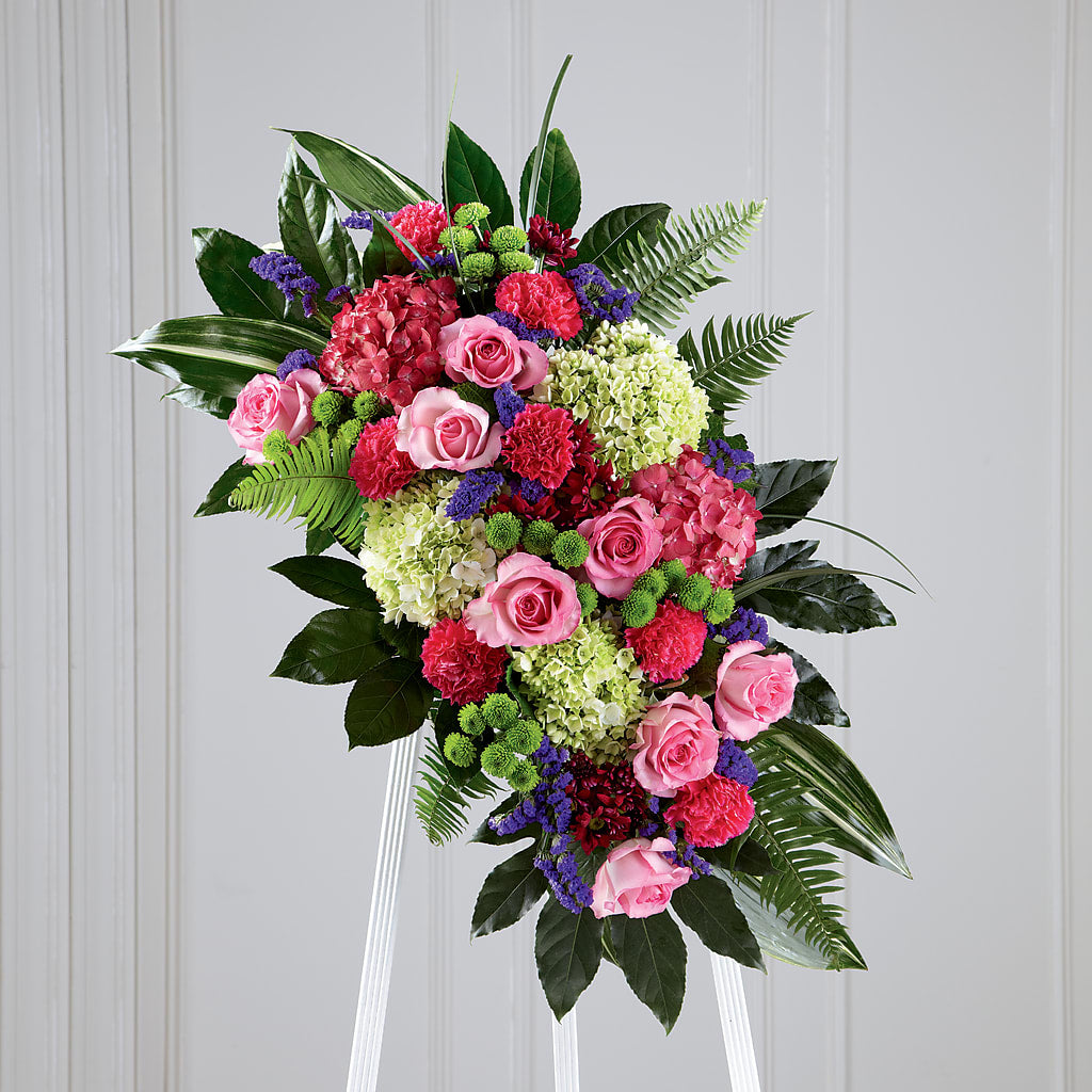 Refreshing Mix Standing Spray – Nela Park Florist Llc, East Cleveland OH