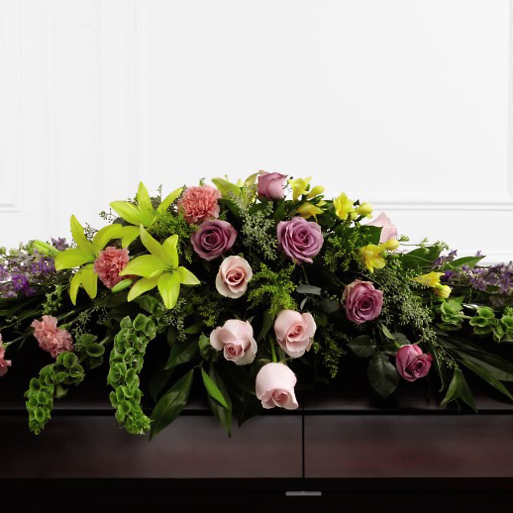 Forever Beloved Casket Spray – Nela Park Florist Llc, East Cleveland OH