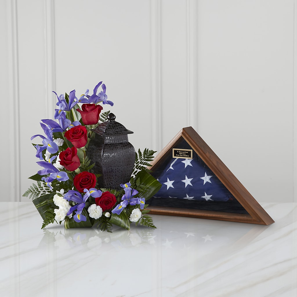 Patriotic Tribute Arrangement – Nela Park Florist Llc, East Cleveland OH