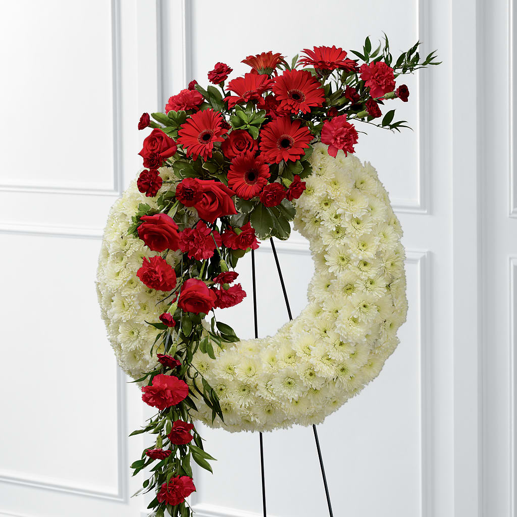 Graceful Tribute Wreath – Nela Park Florist Llc, East Cleveland OH