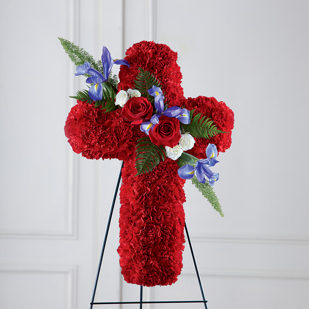 Faithful Hero Floral Cross – Nela Park Florist Llc, East Cleveland OH