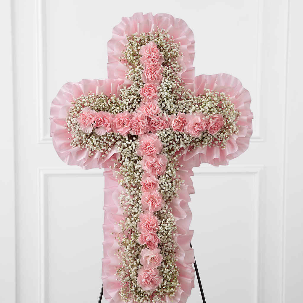 Angel's Cross Easel – Nela Park Florist Llc, East Cleveland OH