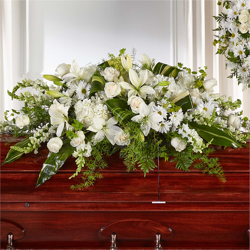Abundance Casket Spray – Nela Park Florist Llc, East Cleveland OH