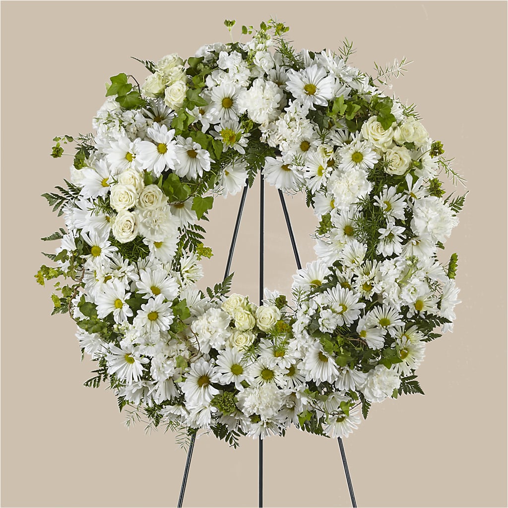 Faithful Wishes Wreath – Nela Park Florist Llc, East Cleveland OH