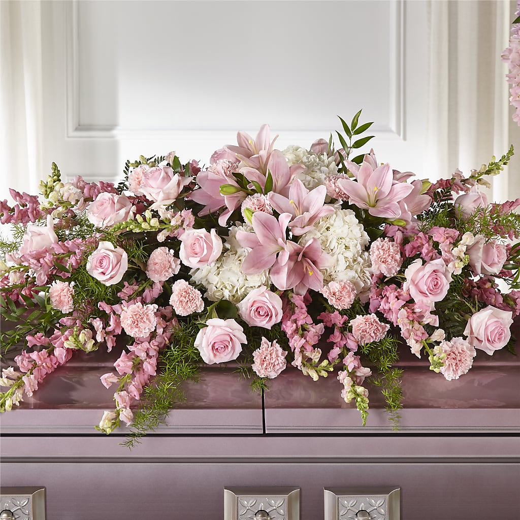 Life & Remembrance Casket Spray – Nela Park Florist Llc, East Cleveland OH