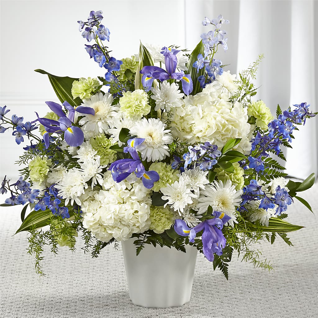 Soft Serenity Floor Basket – Nela Park Florist Llc, East Cleveland OH