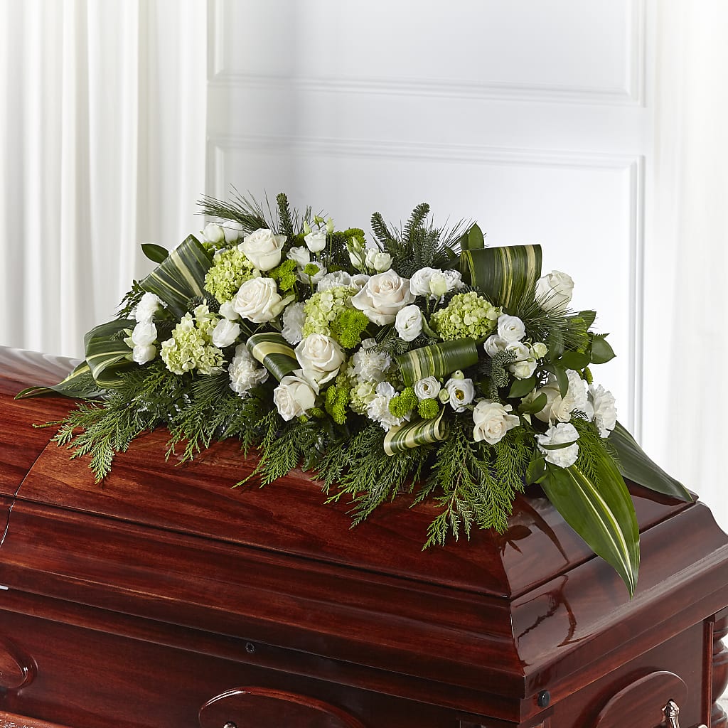 Hopeful Gesture Casket Spray – Nela Park Florist Llc, East Cleveland OH