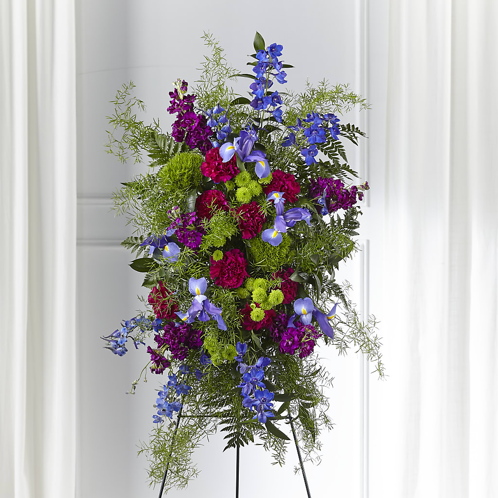 Heavenly Skies Standing Spray – Nela Park Florist Llc, East Cleveland OH