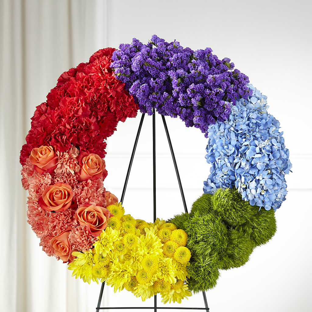 Circle of Love Wreath – Nela Park Florist Llc, East Cleveland OH