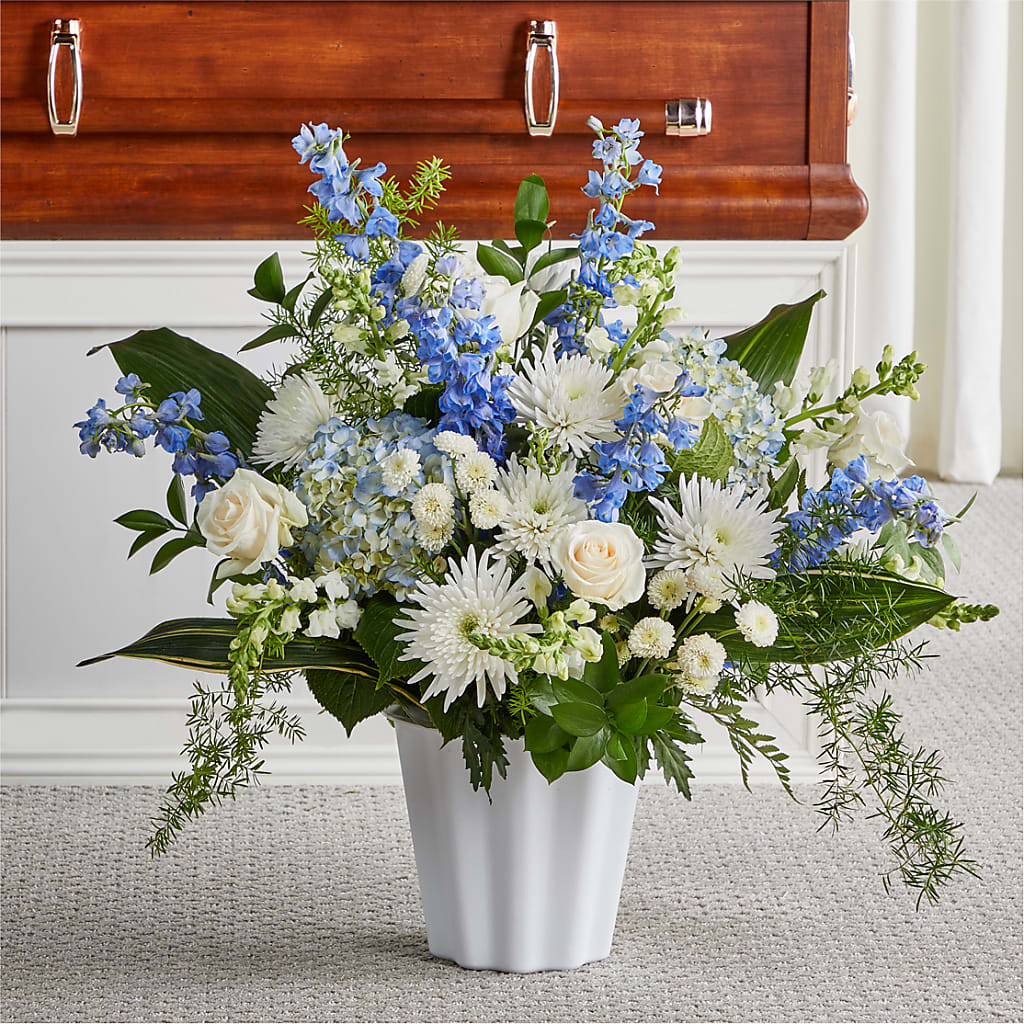 Everlasting Memories Floor Basket – Nela Park Florist Llc, East Cleveland OH
