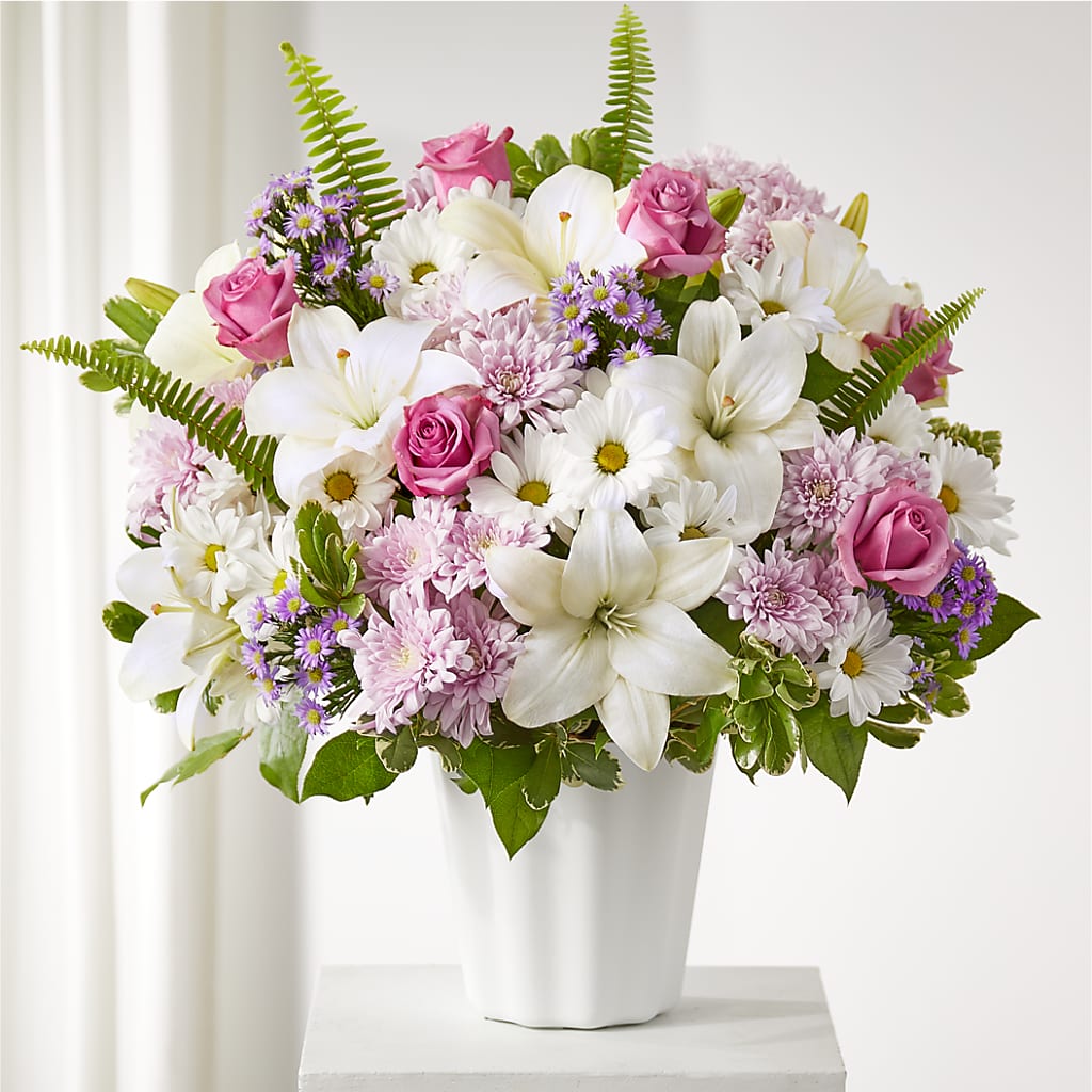 Warmest Thoughts Tabletop Basket – Nela Park Florist Llc, East Cleveland OH