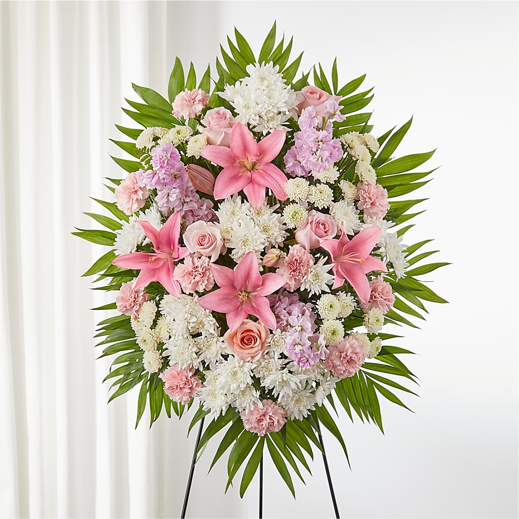 Offering Solace Standing Spray – Nela Park Florist Llc, East Cleveland OH