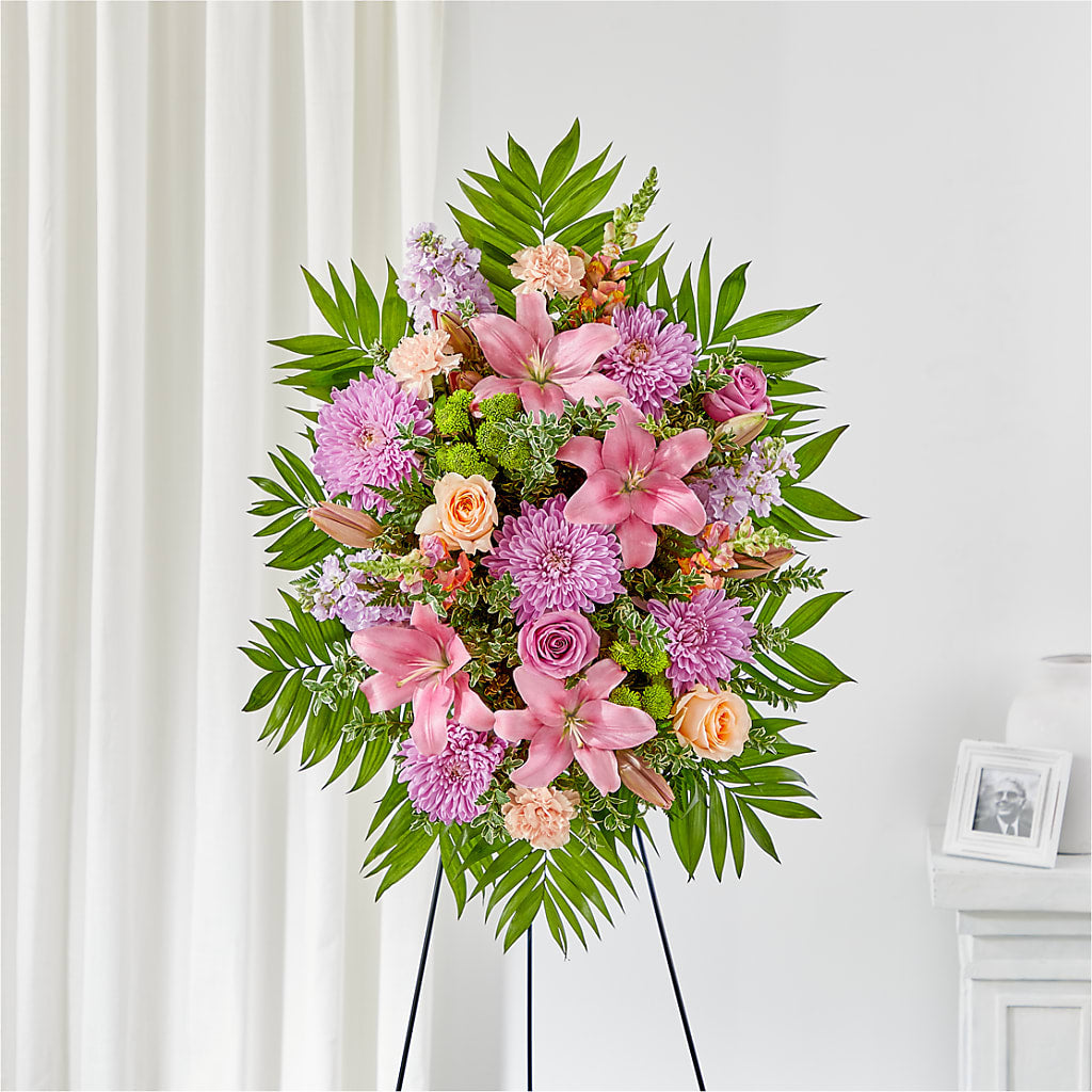 Love & Light Standing Spray – Nela Park Florist Llc, East Cleveland OH