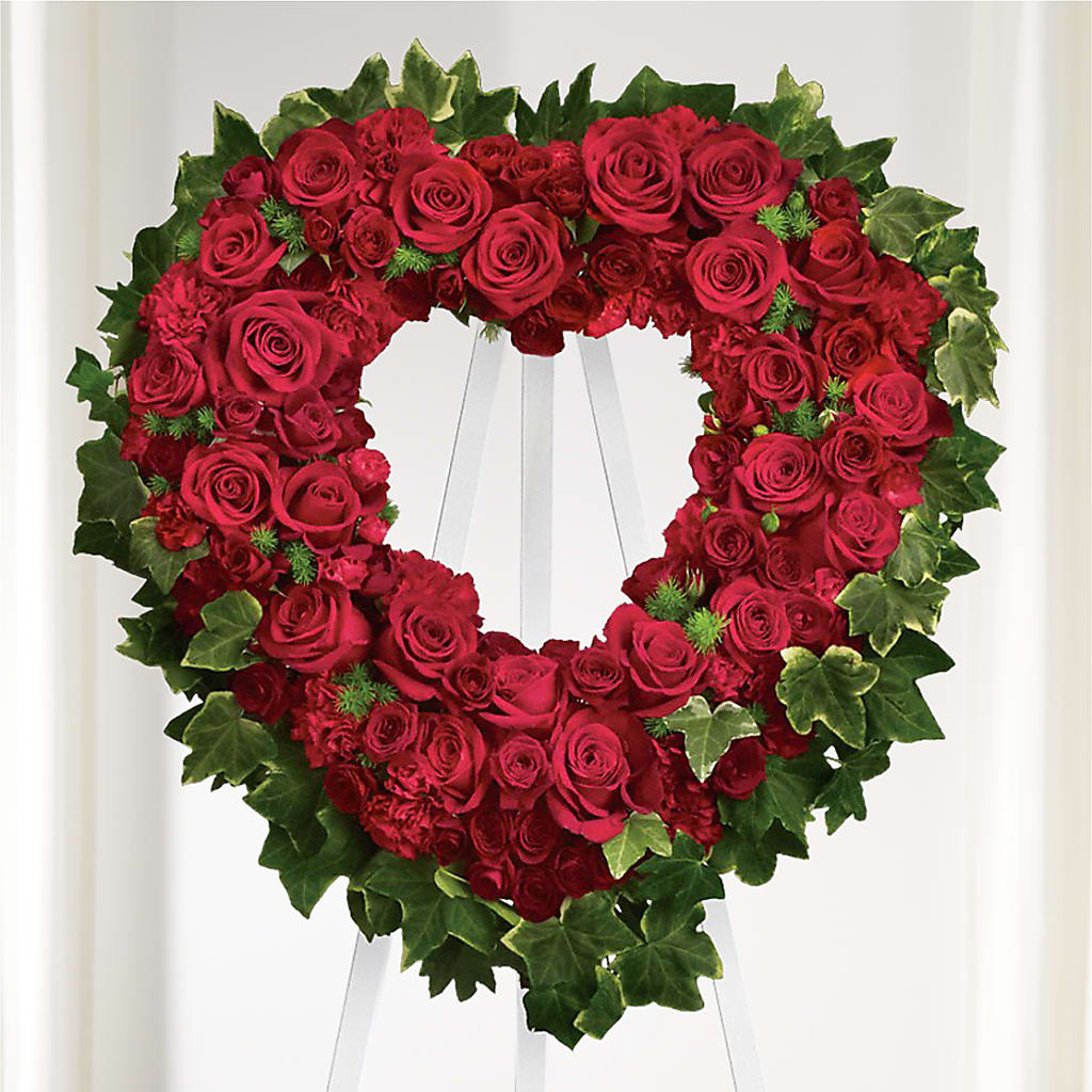 Wholehearted Standing Spray – Nela Park Florist Llc, East Cleveland OH