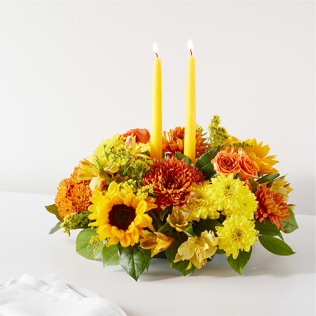 Autumn Harmony Centerpiece – Nela Park Florist Llc, East Cleveland OH