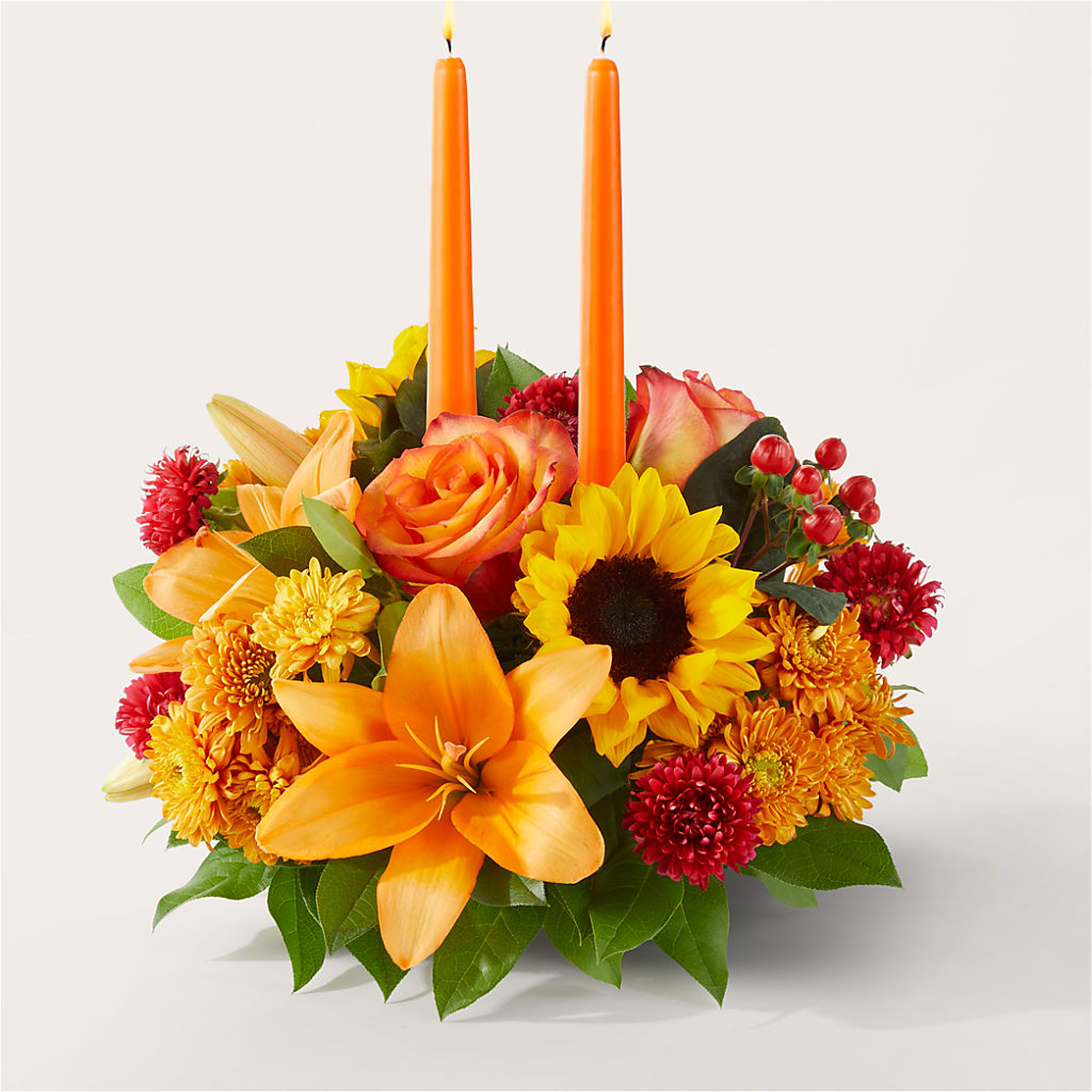 Grateful Centerpiece – Nela Park Florist Llc, East Cleveland OH