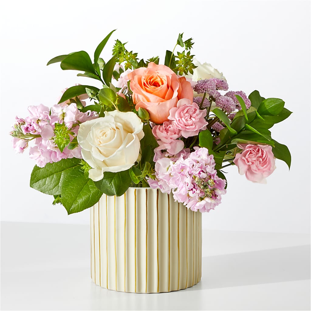 French Market Bouquet with Ivory Vase – Nela Park Florist Llc, East Cleveland OH