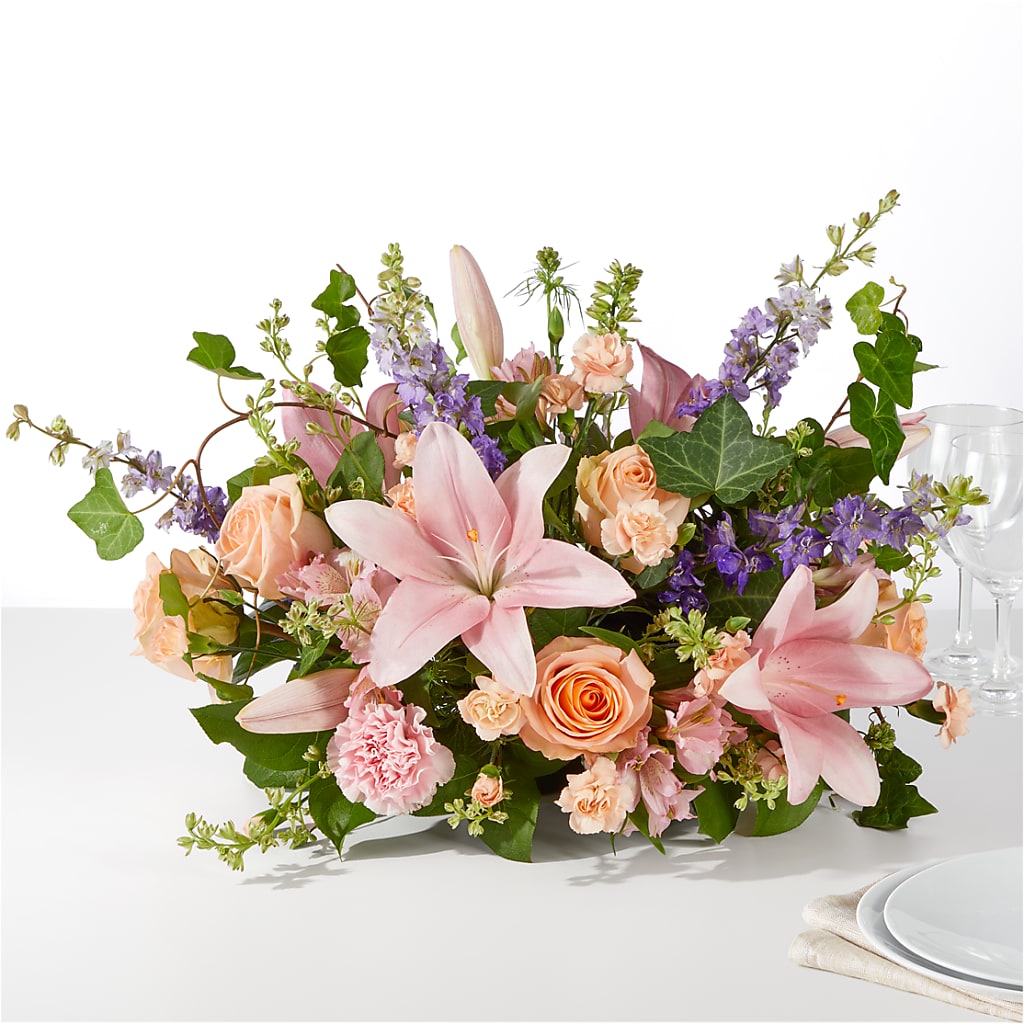 Blossom Time Centerpiece – Nela Park Florist Llc, East Cleveland OH