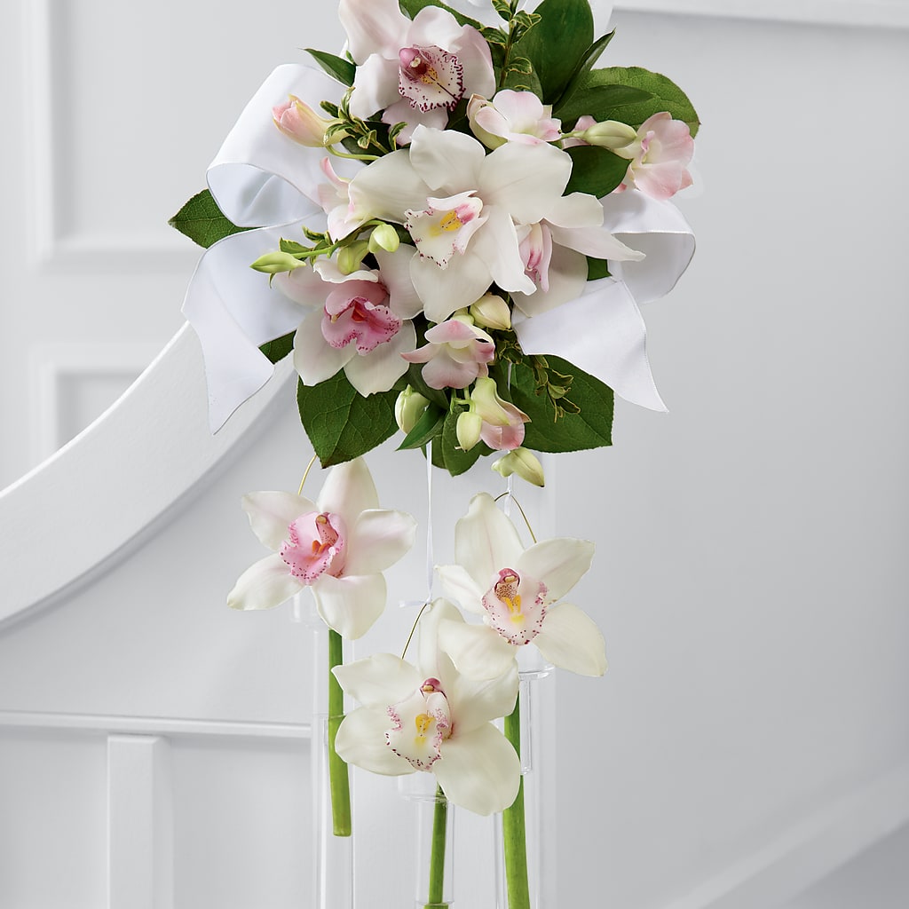 Perfect Entrance Pew Arrangement – Nela Park Florist Llc, East Cleveland OH