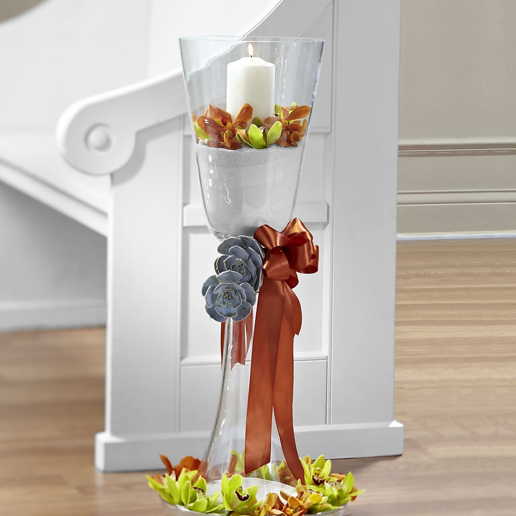 Matrimony Pew Decor – Nela Park Florist Llc, East Cleveland OH