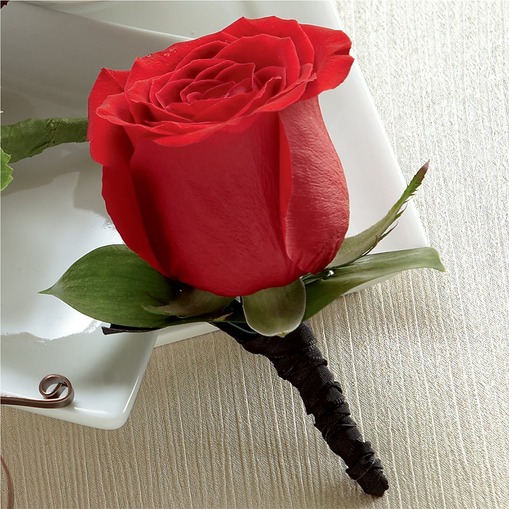Red Rose Boutonniere – Nela Park Florist Llc, East Cleveland OH