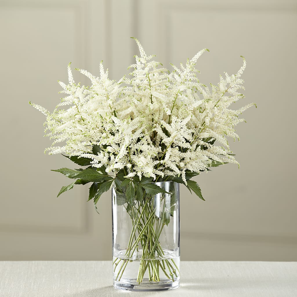 White Astilbe Bouquet – Nela Park Florist Llc, East Cleveland OH