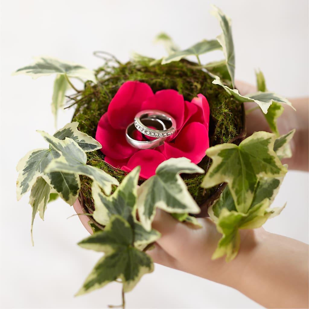 Lila Rose Ring Nest – Nela Park Florist Llc, East Cleveland OH