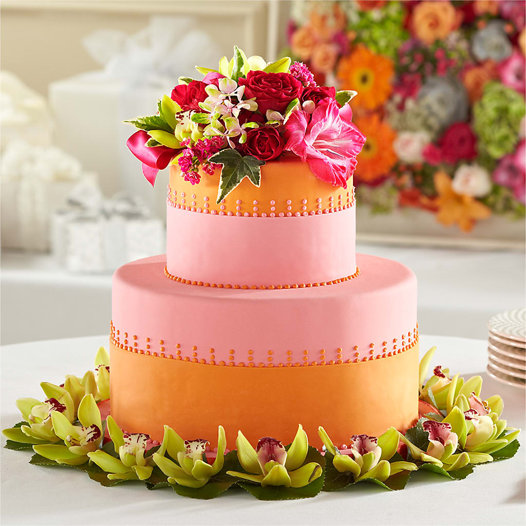 Sweet Citrus Cake Decor – Nela Park Florist Llc, East Cleveland OH