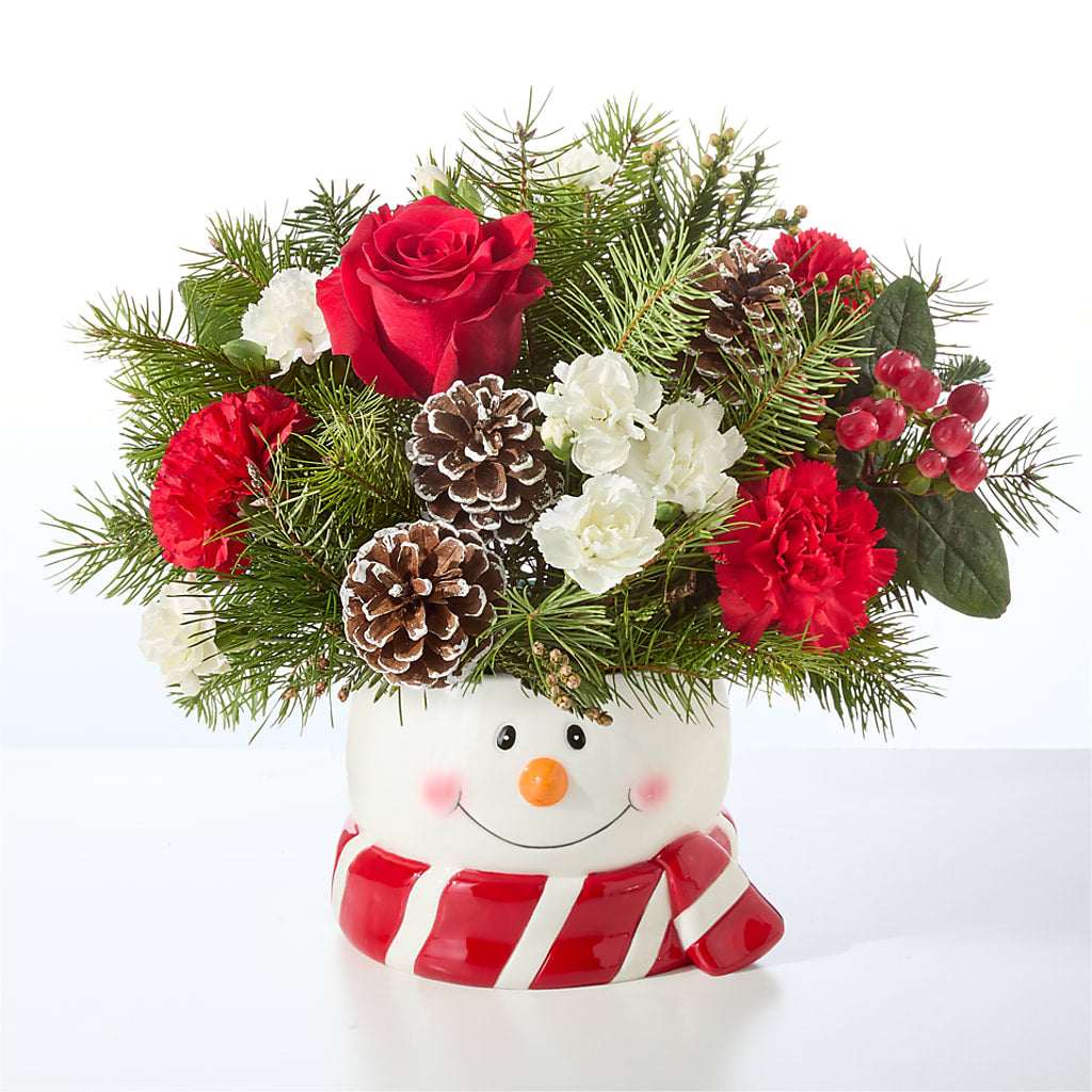 Jolly Snowman Bouquet –  Nela Park Florist Llc, East Cleveland OH