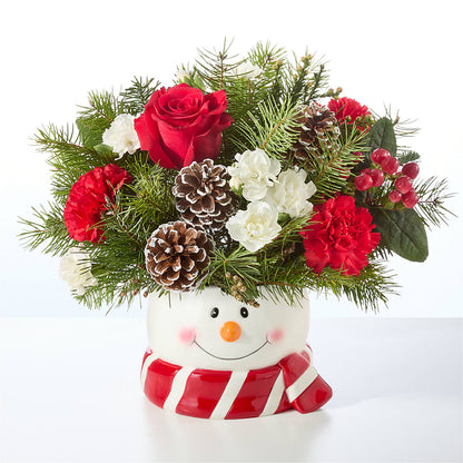 Jolly Snowman Bouquet –  Nela Park Florist Llc, East Cleveland OH