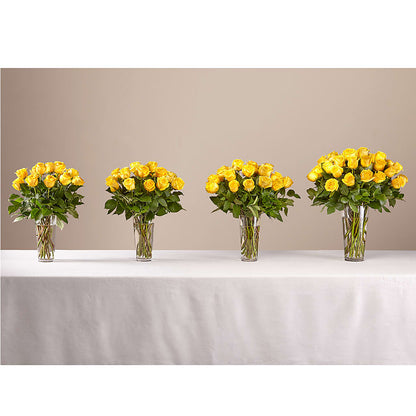 Long Stem Yellow Rose Bouquet –  Nela Park Florist Llc, East Cleveland OH
