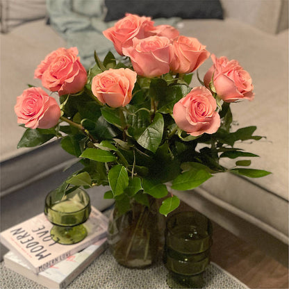 Long Stem Pink Rose Bouquet –  Nela Park Florist Llc, East Cleveland OH