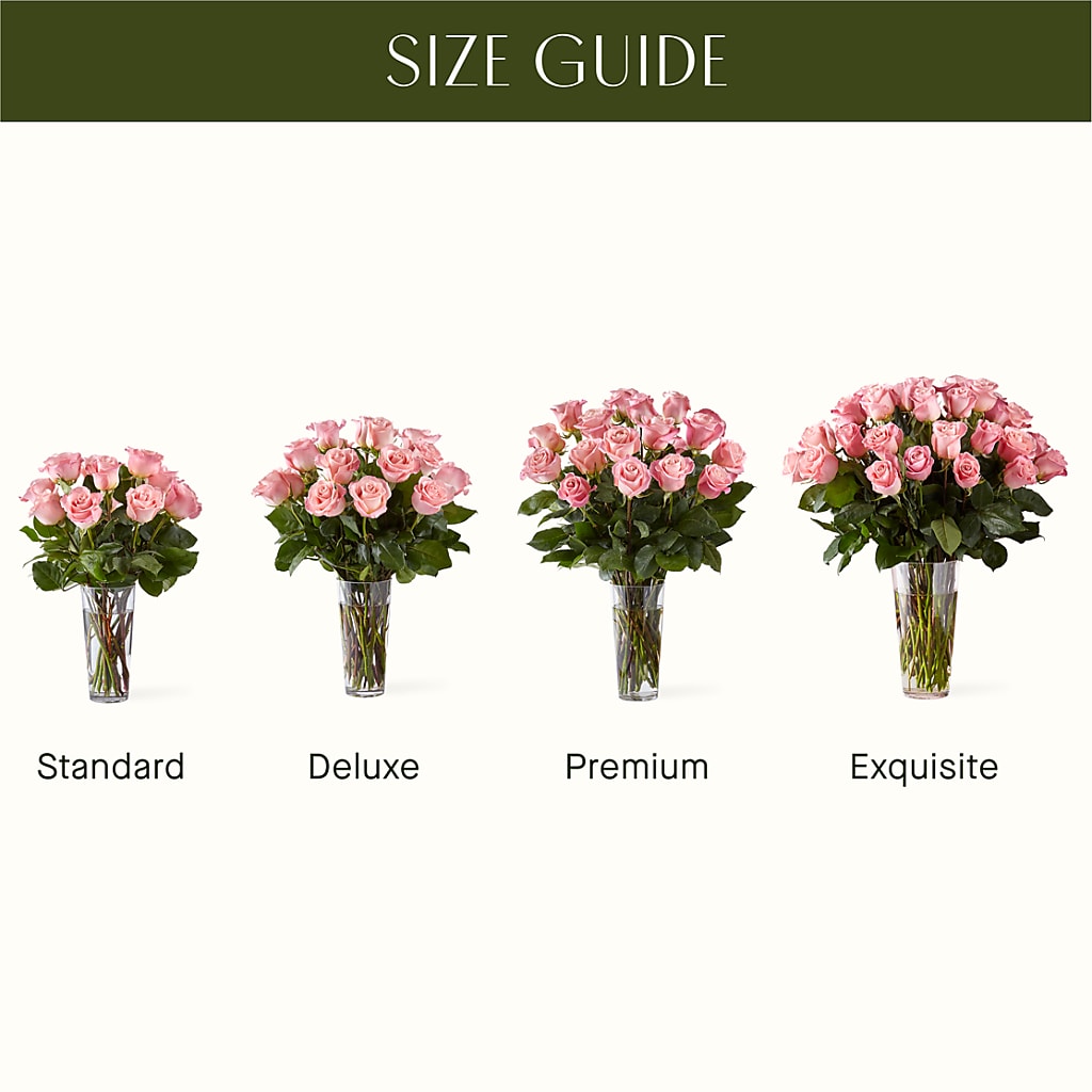 Long Stem Pink Rose Bouquet –  Nela Park Florist Llc, East Cleveland OH