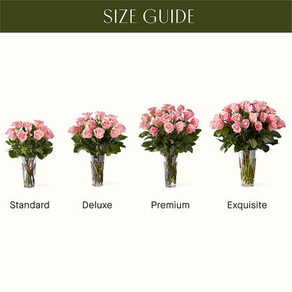 Long Stem Pink Rose Bouquet –  Nela Park Florist Llc, East Cleveland OH