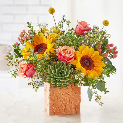 Sunflower Season Bouquet –  Nela Park Florist Llc, East Cleveland OH