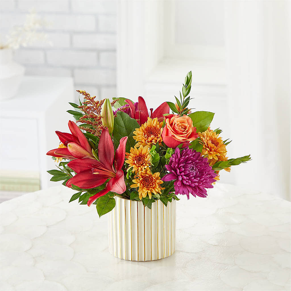 Burgundy Landscape Bouquet –  Nela Park Florist Llc, East Cleveland OH