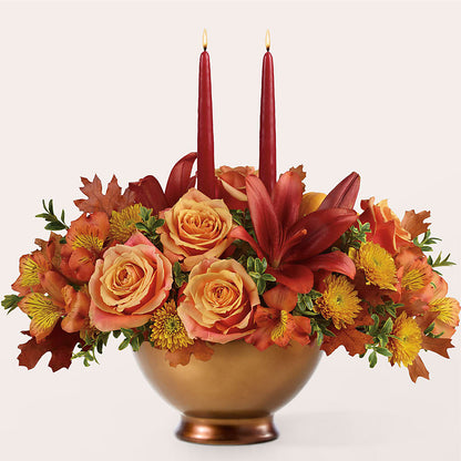 Harvest Table Centerpiece –  Nela Park Florist Llc, East Cleveland OH