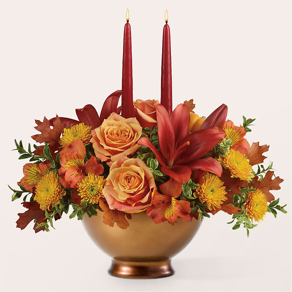 Harvest Table Centerpiece –  Nela Park Florist Llc, East Cleveland OH