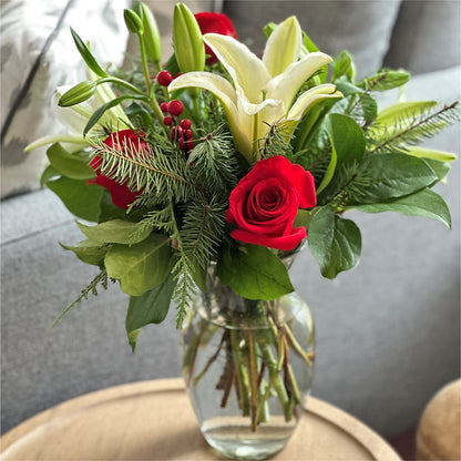 Sparkling Snowflakes Bouquet –  Nela Park Florist Llc, East Cleveland OH