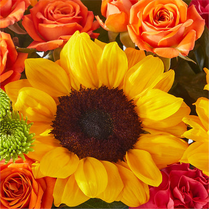 Sun-drenched Blooms Box Bouquet –  Nela Park Florist Llc, East Cleveland OH